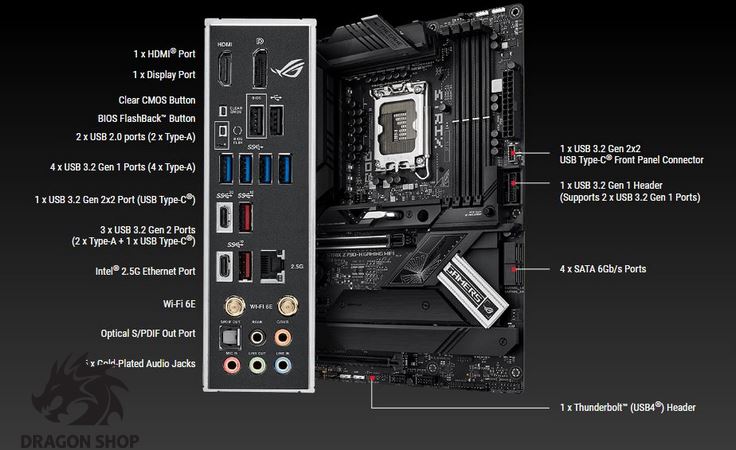 مادربرد ایسوس MotherBoard ASUS ROG STRIX Z790 H GAMING WIFI DDR5