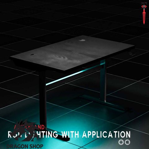 خرید اینترنتی میز گیمینگ Gaming Desk TITAN RGB Black