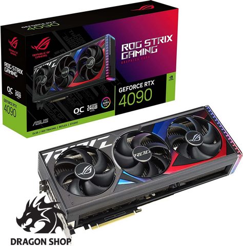 خرید اینترنتی کارت گرافیک ایسوس ROG Strix GeForce RTX™ 4090 OC Edition 24GB GDDR6X 