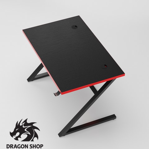 خرید میز گیمینگ Gaming Desk ZEUS Red RGB