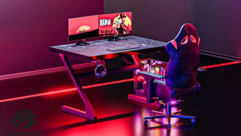 قیمت میز گیمینگ Gaming Desk ZEUS RGB Ghost Edition