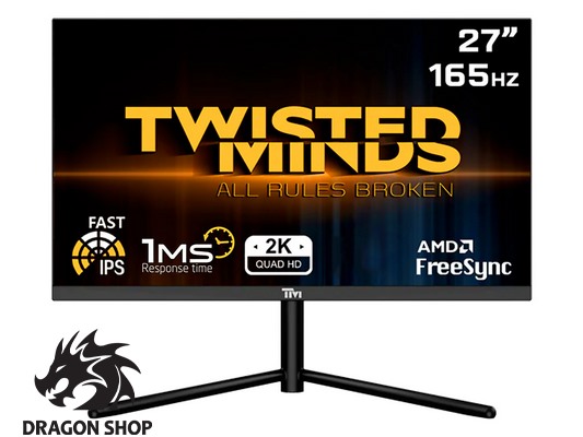 مانیتور گیمینگ 27 اینچ Twisted Minds TM27QHD165IPS