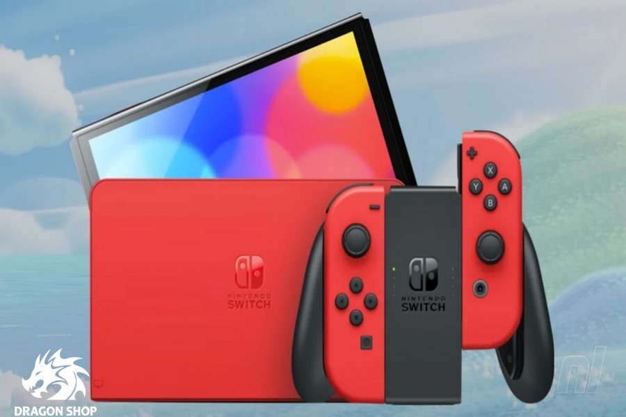 کنسول دستی نینتندو سوییچ اولد Nintendo Switch OLED Mario Red