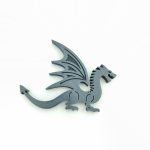 اکشن فیگور اژدها Black Dragon 3D Action Figure B003