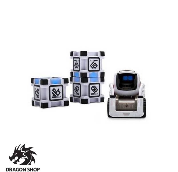 ربات هوشمند آنکی کوزمو با مکعب قدرت Anki Cozmo Robot with Power Cubes Black Blue 