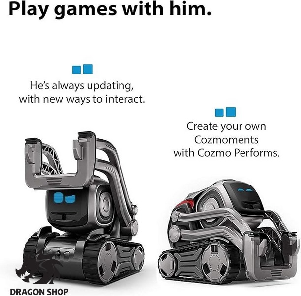 ربات هوشمند آنکی کوزمو با مکعب قدرت Anki Cozmo Robot with Power Cubes Black