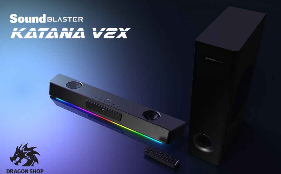 ساندبار گیمینگ کریتیو Creative Sound Blaster Katana V2X 