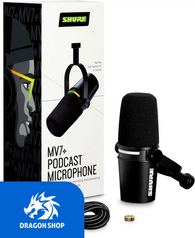 میکروفون شور Shure MV7+ Podcast Microphone