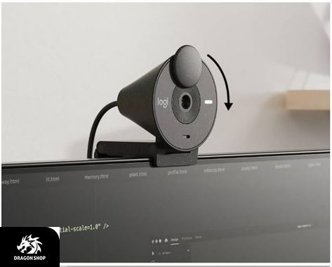 وبکم بریو Logitech Brio 300 Graphite