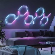 خرید کیت هوشمند روشنایی نانولیف Nanoleaf Lines 60 Degrees Expansion Pack