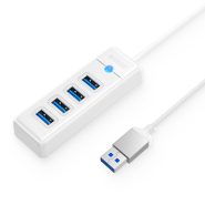 خرید هاب 4 پورت USB3.0 اوریکو ORICO PW4U-U3 white