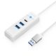 هاب ۳ پورت USB3.0 اوریکو ORICO PWC2U-U3 White