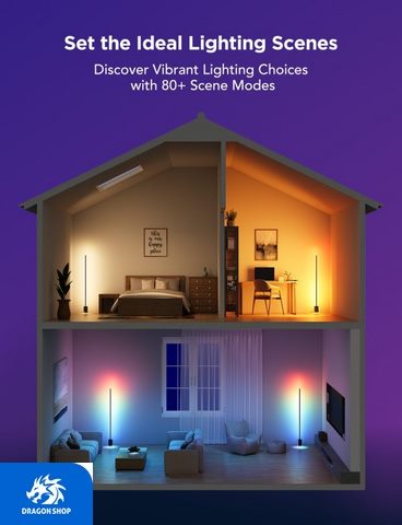 لامپ گووی Govee Floor Lamp 2 خرید لامپ گووی Govee Floor Lamp 2