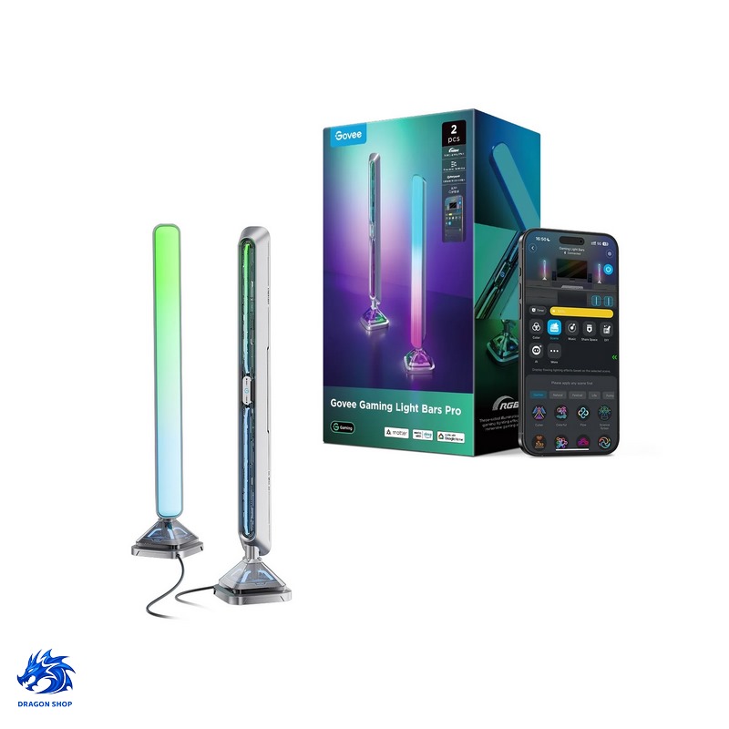 چراغ رومیزی هوشمند گیمینگ Govee Gaming Light Bars Pro H8048