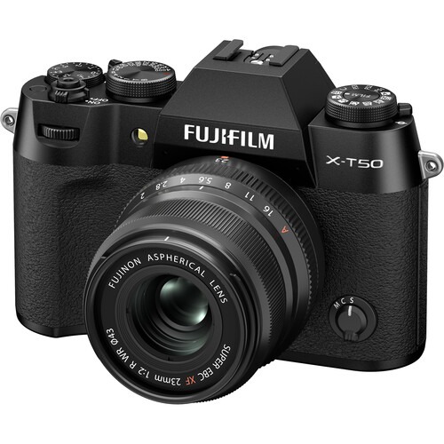 FUJIFILM X-T50 Mirrorless Camera Black