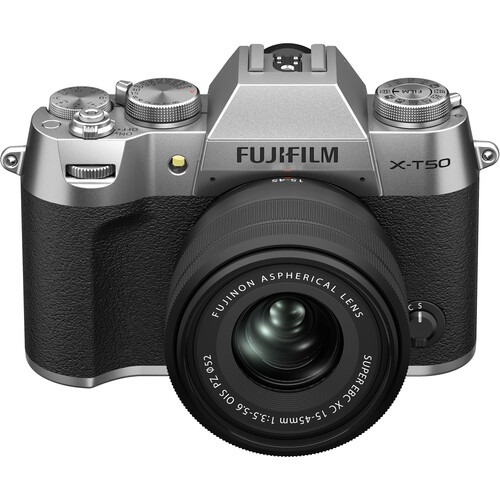 خرید دوربین FUJIFILM X-T50 Mirrorless Camera with 15-45mm f/3.5-5.6 Lens Silver