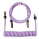 Wraith Duplex Coiled Cable Purple