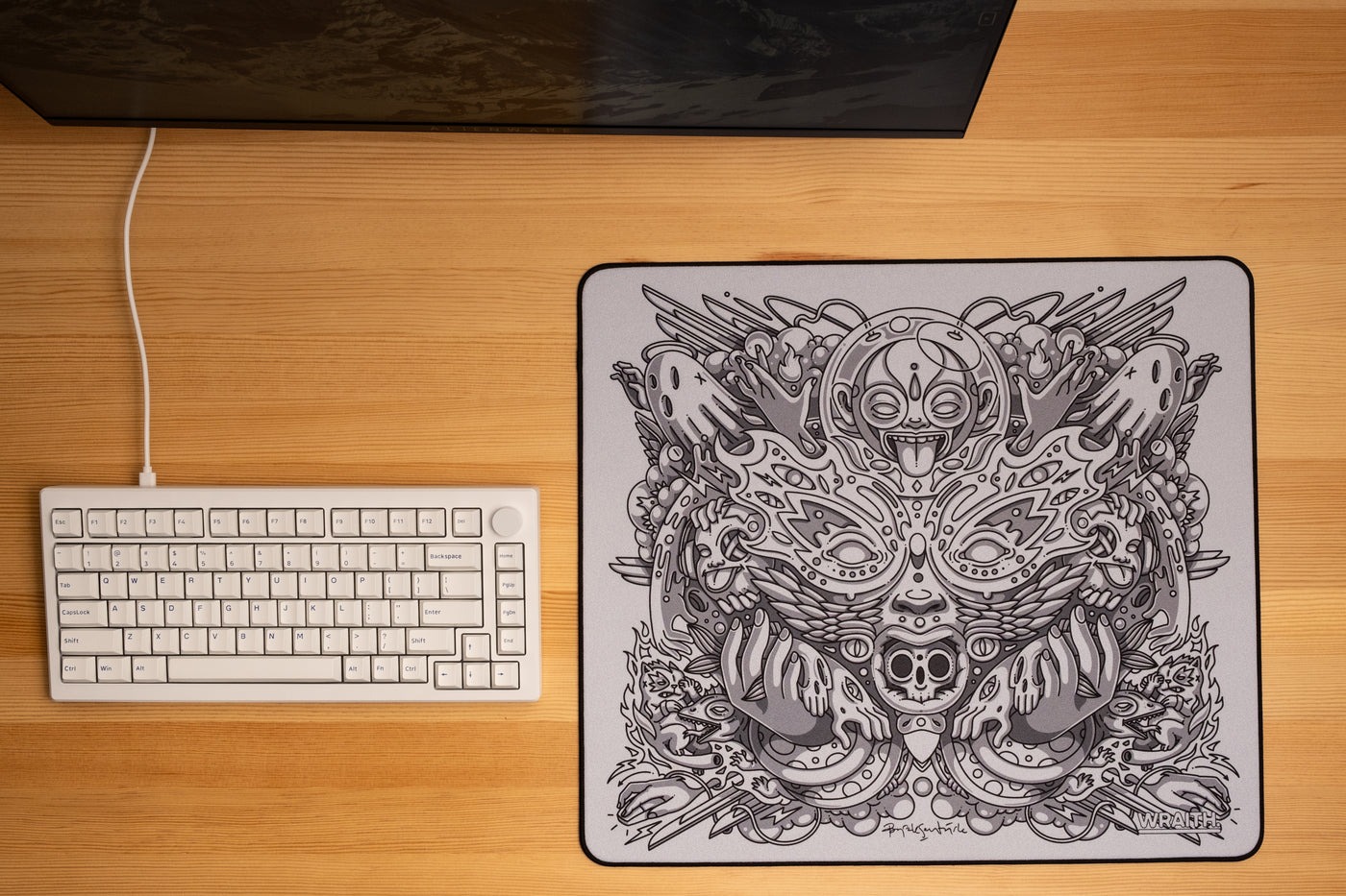 خرید پد موس Wraith Spirit of Aim Mousepad White