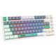 خرید کیبورد ONIKUMA G52 82 Keys USB Wired Mechanical Keyboard White