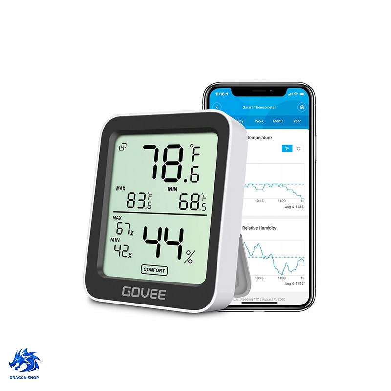 دماسنج و رطوبت سنج Govee Bluetooth Hygrometer Thermometer H5075