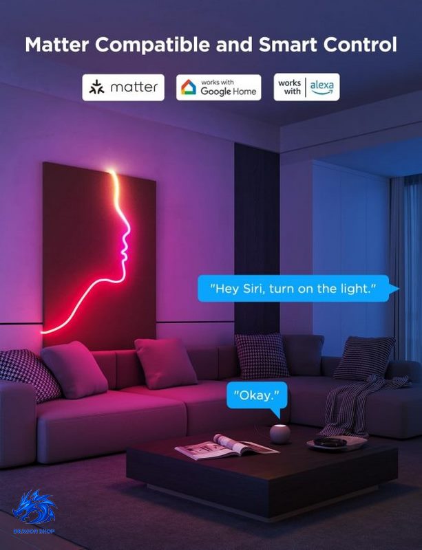 خرید اینترنتی ریسه هوشمند Govee Neon Lights LED Lighting H61D3