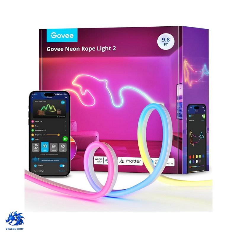 ریسه هوشمند Govee Neon Lights LED Lighting H61D3