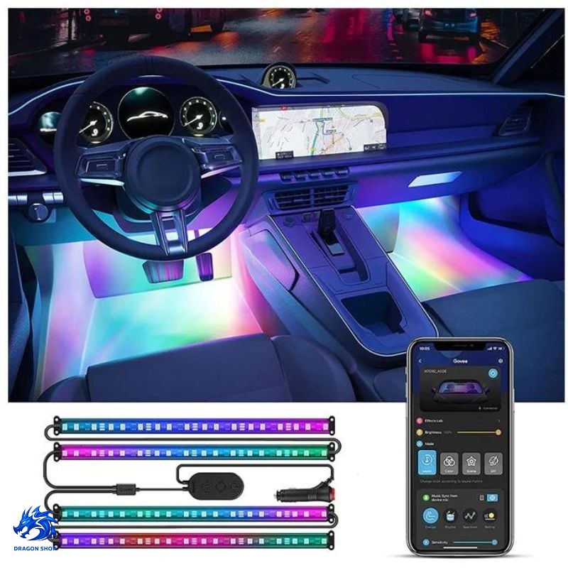 پنل روشنایی Govee RGBIC Interior Car Lights H7090 پنل روشنایی Govee RGBIC Interior Car Lights H7090