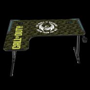 خرید میز GAMEON Call Of Duty Phantom XL-L Series L-Shaped RGB Flowing Light Gaming Desk Black Green