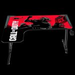 خرید میز GAMEON Call Of Duty Phantom XL-L Series L-Shaped RGB Flowing Light Gaming Desk Black Red