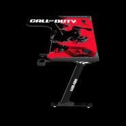 خرید میز GAMEON Call Of Duty Phantom XL-L Series L-Shaped RGB Flowing Light Gaming Desk Black Red