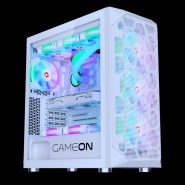 خرید کیس GAMEON Emperor Arctic I Series Mid Tower Gaming Case White