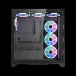 خرید کیس GAMEON Emperor Midnight IV Series Mid Tower Gaming Case Black