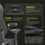 خرید صندلی گیمینگ Navo APEX PRO MAX – UltraWeave PURE BLACK