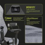 خرید صندلی گیمینگ Navo APEX PRO MAX – UltraWeave Ultra GREY