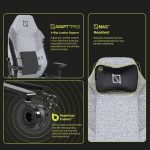 خرید صندلی گیمینگ Navo APEX PRO MAX – UltraWeave Ultra GREY