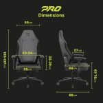 خرید صندلی گیمینگ Navo APEX PRO – UltraWeave Ultra BLACK