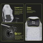 خرید صندلی گیمینگ Navo APEX PRO – UltraWeave Ultra Grey