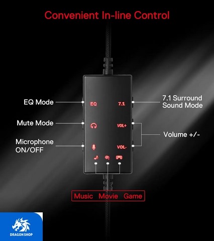هدست گیمینگ Redragon AURORA H376 Black هدست گیمینگ Redragon AURORA H376 Black