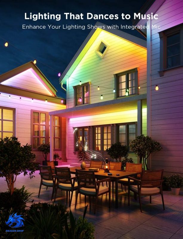 ریسه هوشمند Govee RGBICWW Outdoor LED Strip Lights Pro H70A1 خرید ریسه هوشمند Govee RGBICWW Outdoor LED Strip Lights Pro H70A1
