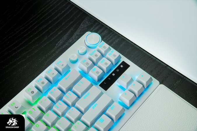 خرید کیبورد Razer Huntsman V3 Pro Tenkeyless White Edition 