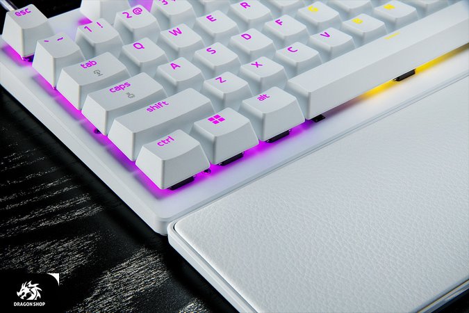 کیبورد Razer Huntsman V3 Pro Tenkeyless White Edition 