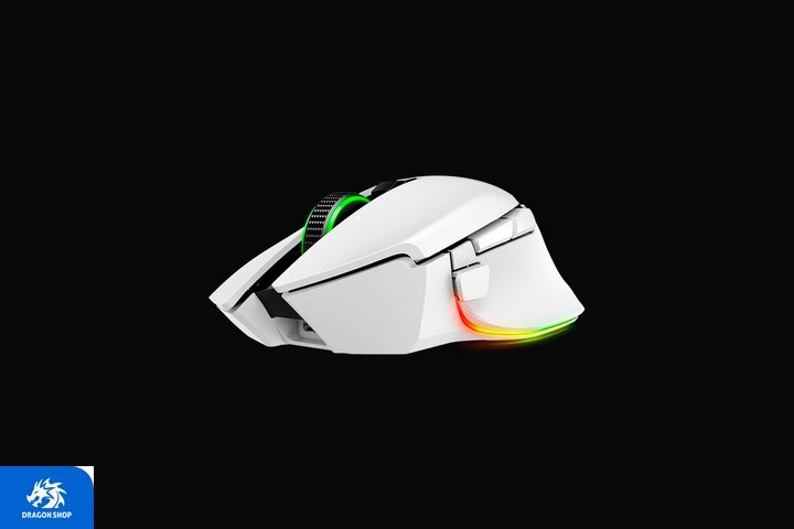 موس RAZER BASILISK V3 PRO 35K White Edition موس RAZER BASILISK V3 PRO 35K White Edition