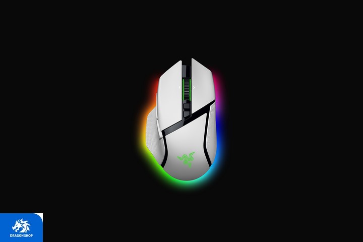 موس RAZER BASILISK V3 PRO 35K White Edition موس RAZER BASILISK V3 PRO 35K White Edition