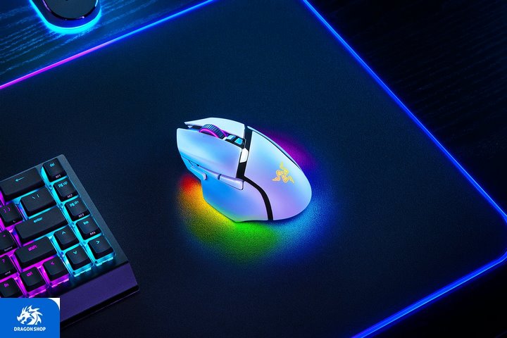 موس RAZER BASILISK V3 PRO 35K White Edition موس RAZER BASILISK V3 PRO 35K White Edition