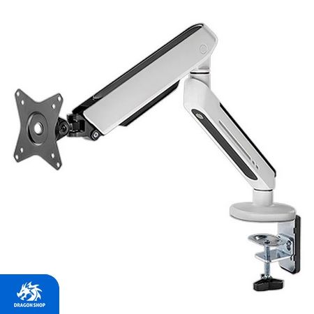 خرید پایه نگهدارنده مانیتور Twisted Minds Single Monitor With USB RGB White Monitor Arm TM-54-C06-W