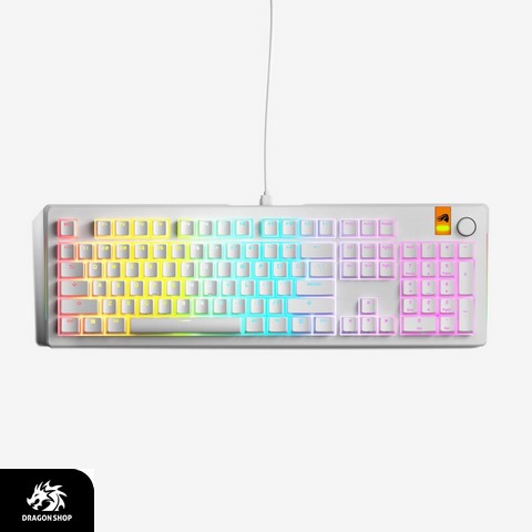 کیبورد Glorious GMMK 3 HE Prebuilt Keyboard 100% White