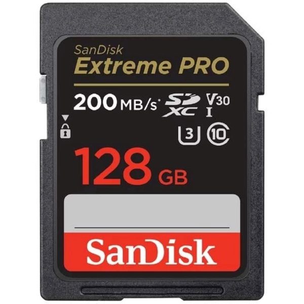 خرید کارت حافظه SanDisk 128GB Extreme PRO 200MB/s