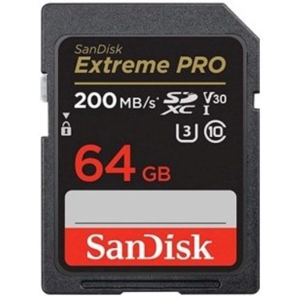 خرید کارت حافظه SanDisk 64GB Extreme Pro 200MB/s