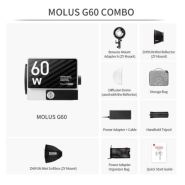 خرید ویدیو لایت Zhiyun MOLUS G60 Bi-Color Pocket COB Monolight Combo