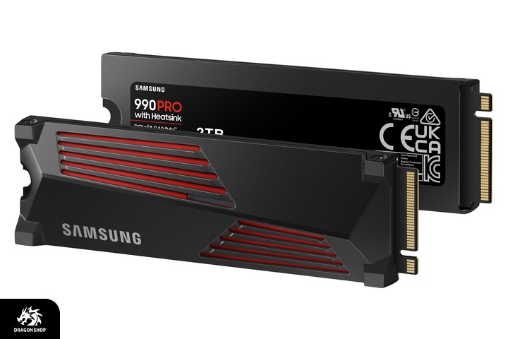 اس اس دی SSD Samsung 990 Pro 1TB Heatsink 